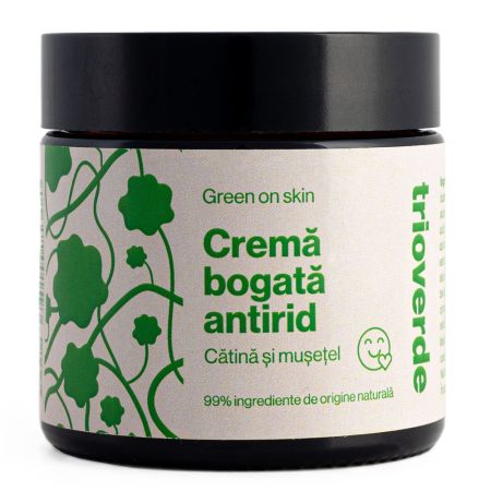 Crema bogata antirid, 60 ml, Trio Verde