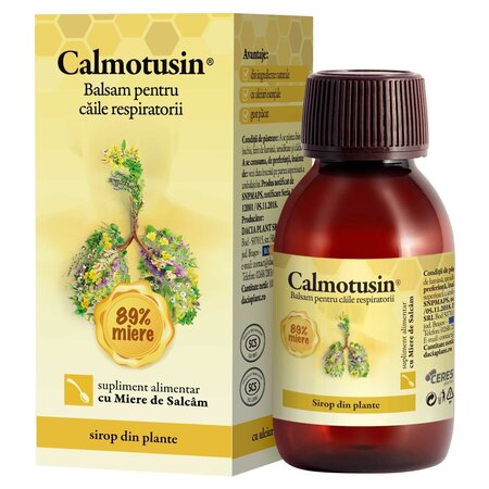 Sirop cu miere Calmotusin, 100 ml, Dacia Plant
