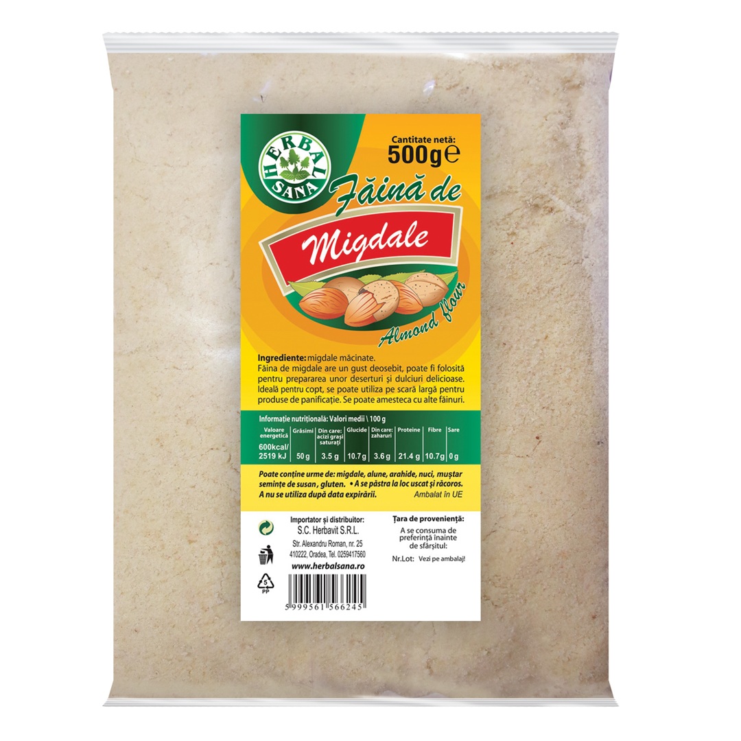 Faina de Migdale, 500 g, Herbavit