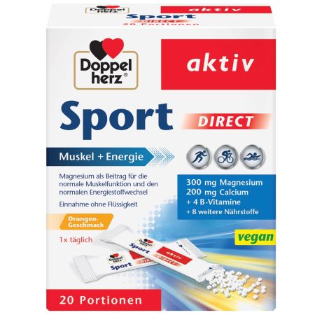 Vitamine Minerale Sport Direct, 20 plicuri, Doppelherz