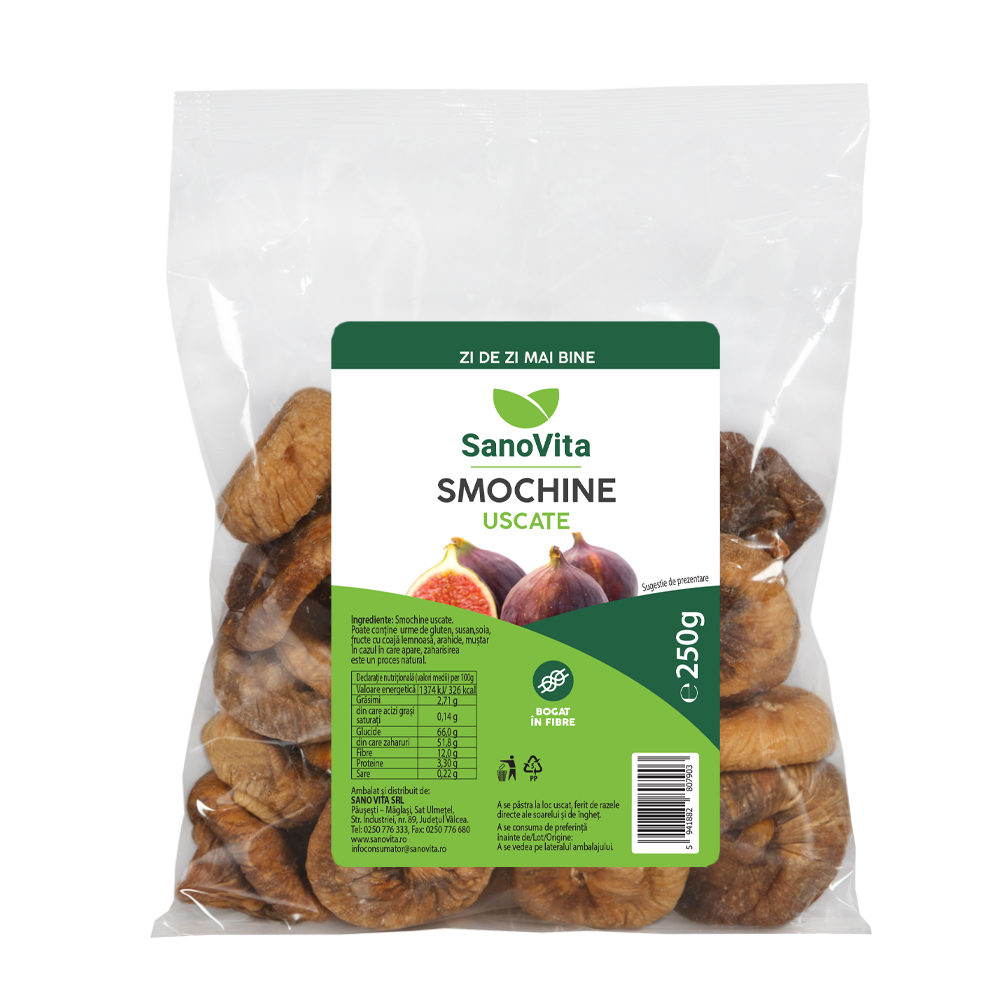 Smochine uscate, 250 g, Sanovita