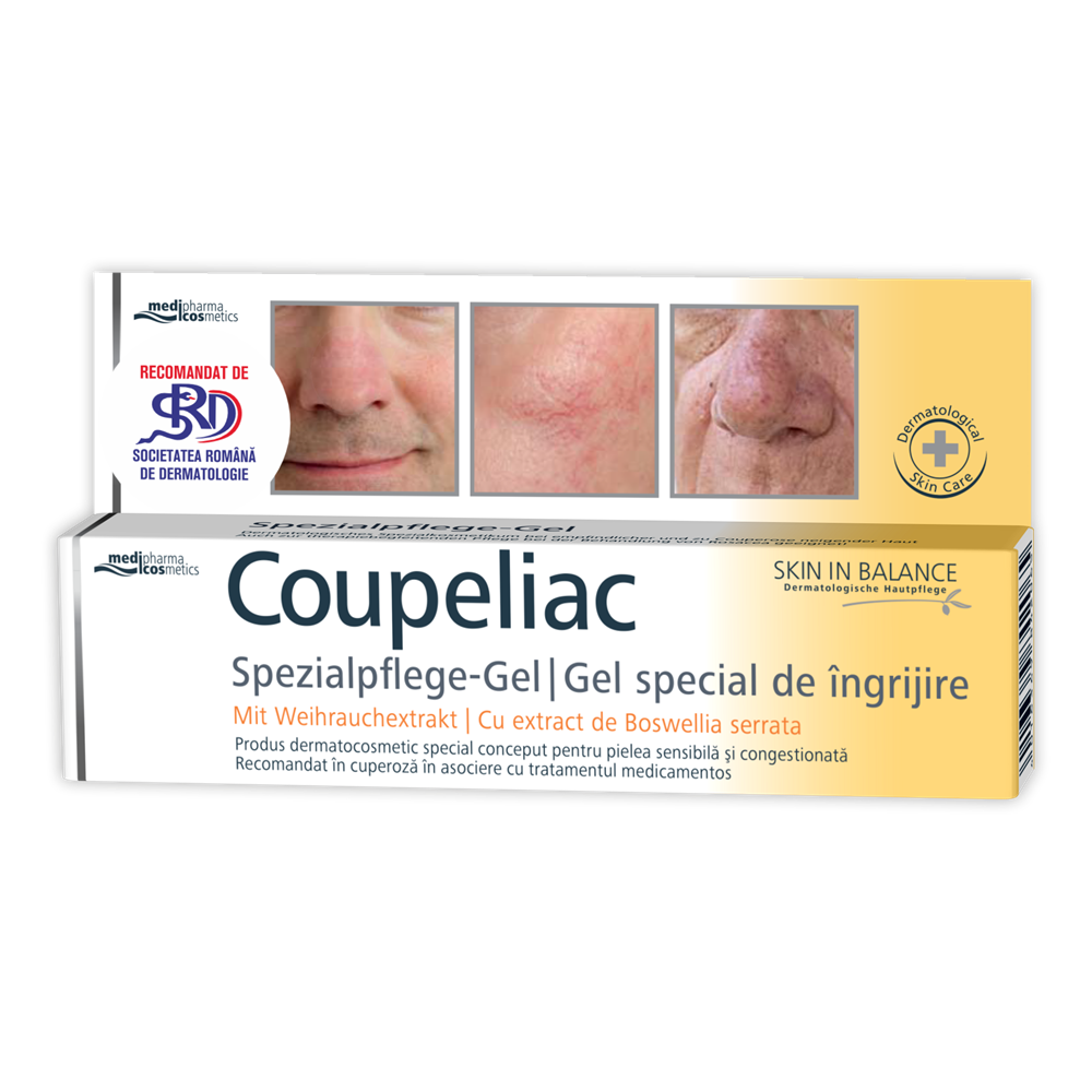 Gel pentru pielea sensibila si congestionanta Coupeliac, 20 ml, Medipharma Cosmetics