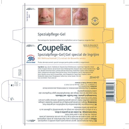 Gel pentru piele sensibila si congestionata Coupeliac, 20 ml, Medipharma Cosmetics 720156