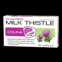 Silimarina + Colina Milk Thistle, 400 mg, 30 capsule, Zdrovit