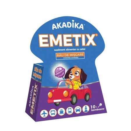 Acadele Akadika Emetix, 10 bucati, Fiterman Pharma