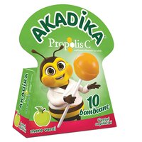 Acadele Akadika Propolis C cu mere verzi, 10 bucati, Fiterman Pharma