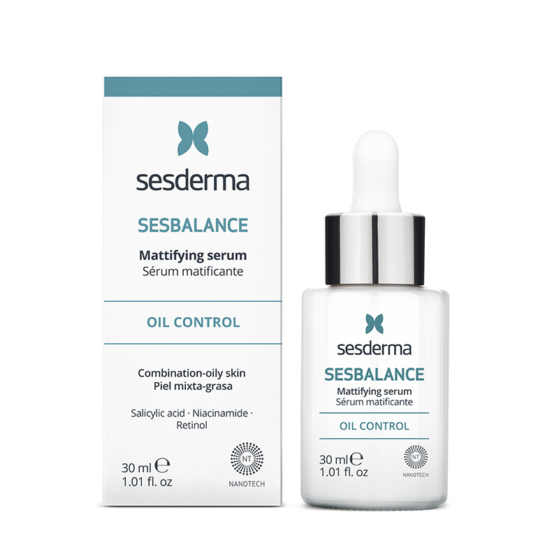 Ser matifiant pentru ten mixt si gras Sesbalance, 30 ml, Sesderma