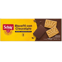 Biscuiti cu ciocolata fara gluten, 150 g, Schar