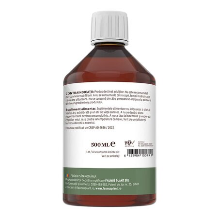 Colagen lichid hidrolizat si extracte din plante Colagenus, 500 ml, Faunus Plant 739432