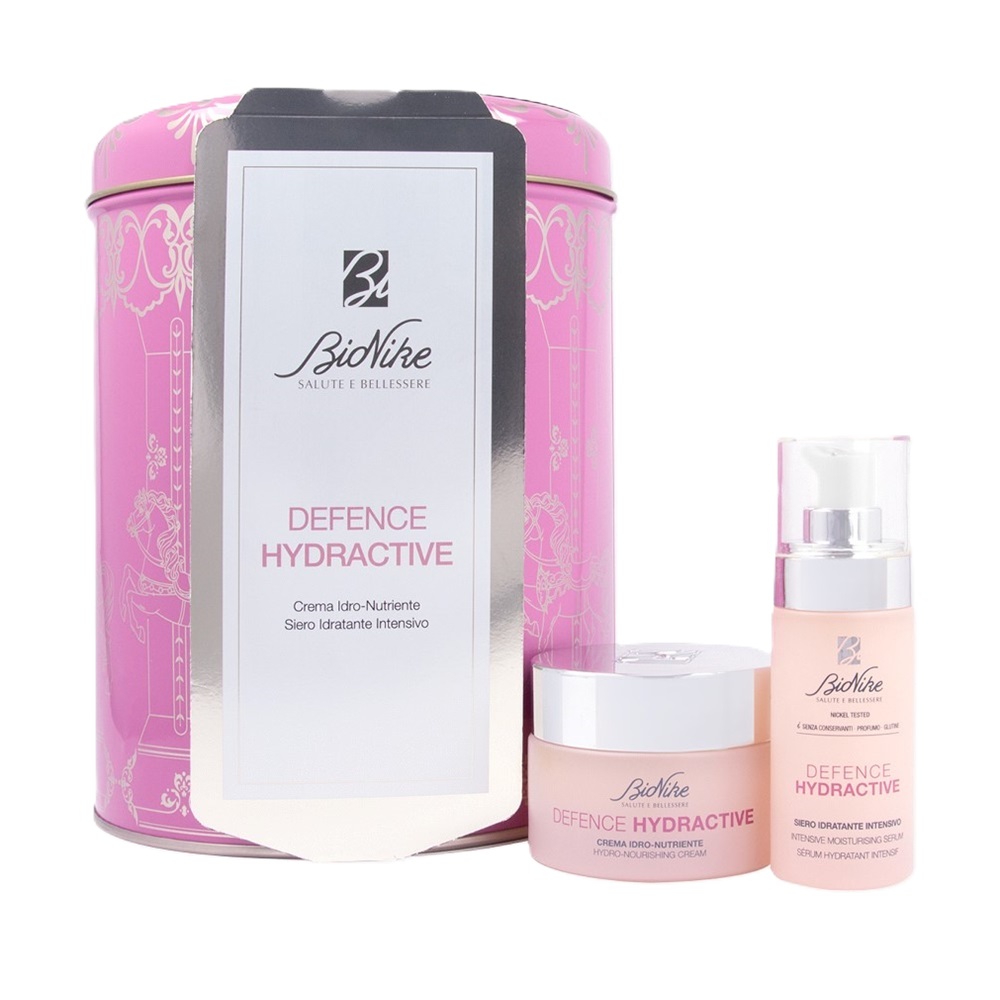 Pachet cremă hidro-nutritiva 50 ml + ser intensiv hidratant 30 ml Defence hydractive, Bionike