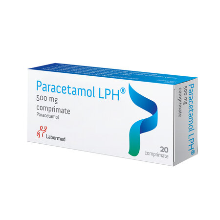 Paracetamol, 500 mg, 20 comprimate, Labormed 617420