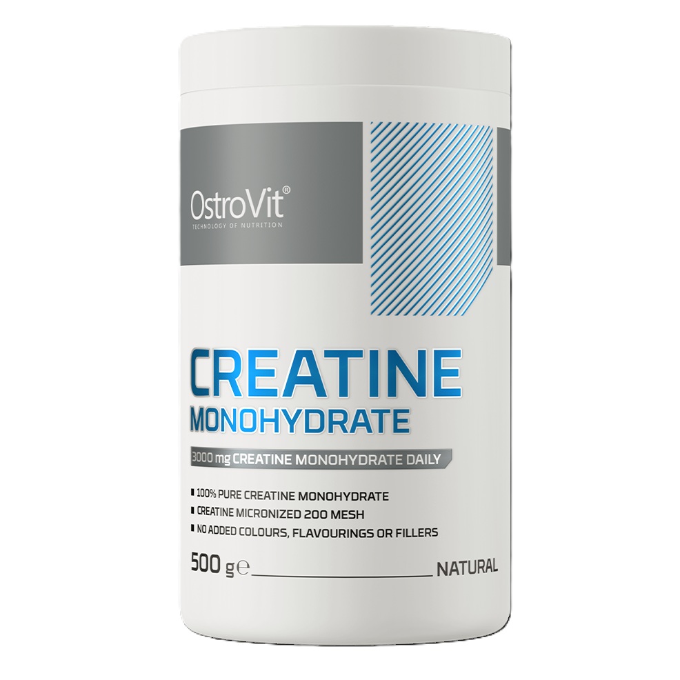 Creatina Monohidrata fara aroma, 500 g, OstroVit