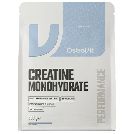 Creatina monohidrata fara aroma, 500 g, OstroVit 743250