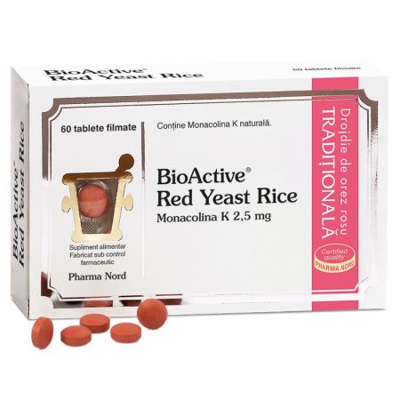 Bio Active Red Yeast Rice, 60 tablete, Pharma Nord