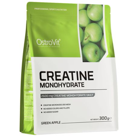 Creatina monohidrata cu aroma de mar verde, 300 g, OstroVit 665098