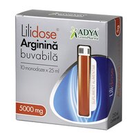 Arginina Buvabila Lilidose, 5000 mg, 25 ml x 10 doze, Adya Green Pharma