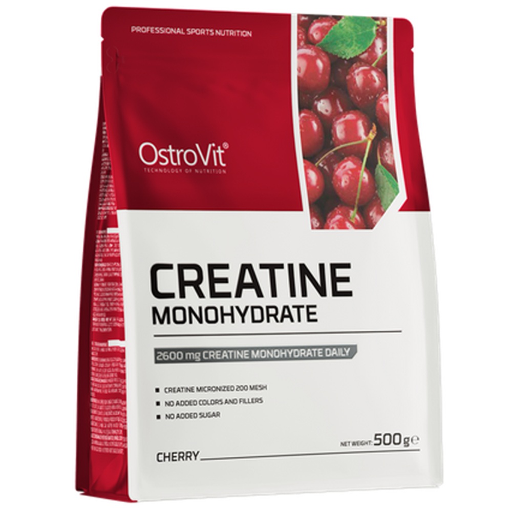 Creatina Monohidrat cu aroma de cirese, 500 g, OstroVit