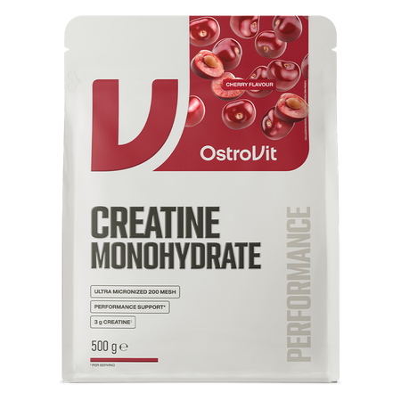 Creatina monohidrat Cherry, 500 g, OstroVit 741434