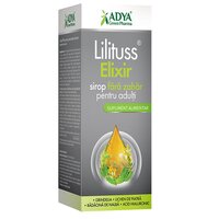 Sirop pentru adulti Lilituss Elixir, 180 ml, Adya Green Pharma