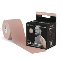 Banda kinesiologica Beige Classic Tape, 5cm x 5m, 1 bucata, Kintex