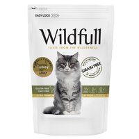 Hrana uscata cu curcan pentru pisici adulte Hairball, 400 g, Wildfull
