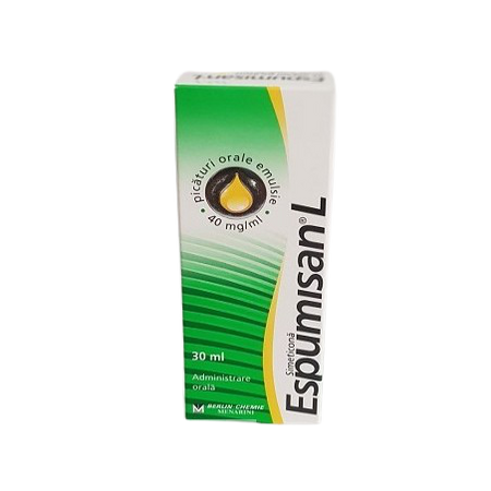 Espumisan L, 40 mg/ml picături orale, emulsie, 30 ml, Berlin-Chemie Ag