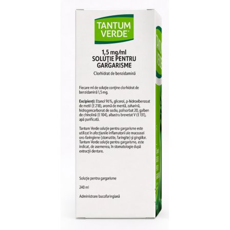Tantum verde solutie, 1.5 mg/ml, 240 ml, Angelini 719825