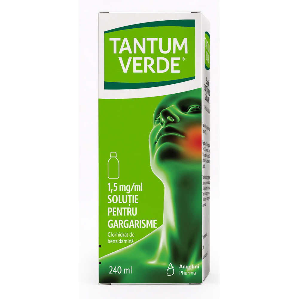 Tantum verde solutie, 1.5 mg/ml, 240 ml, Angelini
