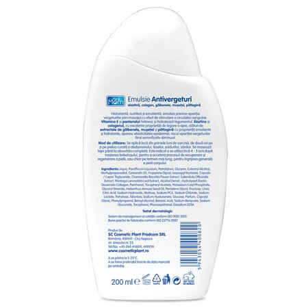 Emulsie antivergeturi Me and Mom, 200 ml, Cosmetic Plant 712350