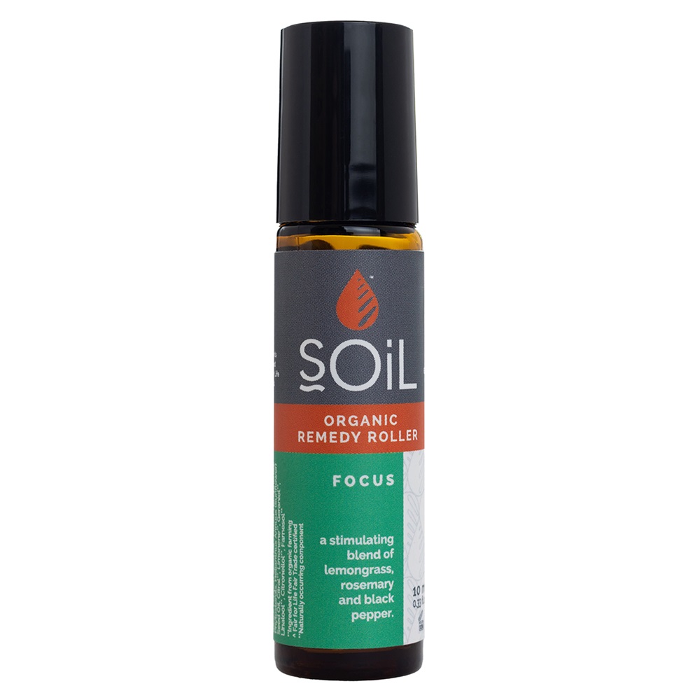 Roll-on cu uleiuri esentiale Focus, 10 ml, SOiL