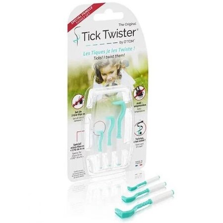 Set croseta extras capuse, 3 bucati, O'Tom Tick Twister 618004