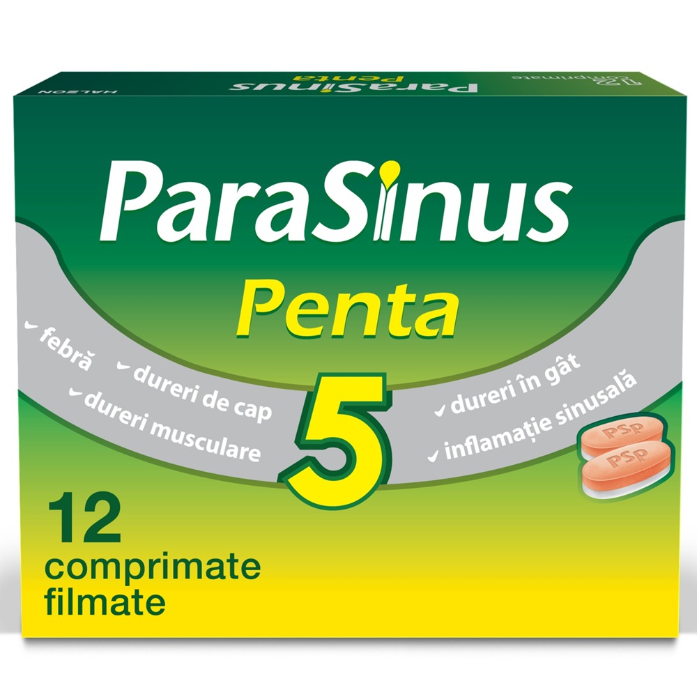 Parasinus Penta, 12 comprimate, Haleon