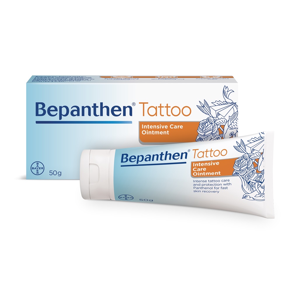 Unguent pentru ingrijirea tatuajelor Bepanthen Tattoo, 50 g, Bayer