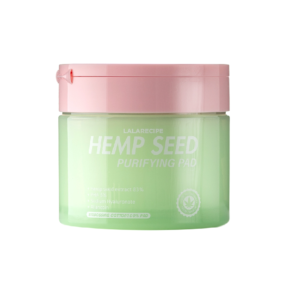 Pad-uri cu extract din seminte de canepa Hemp Seed, 70 bucati, LalaRecipe