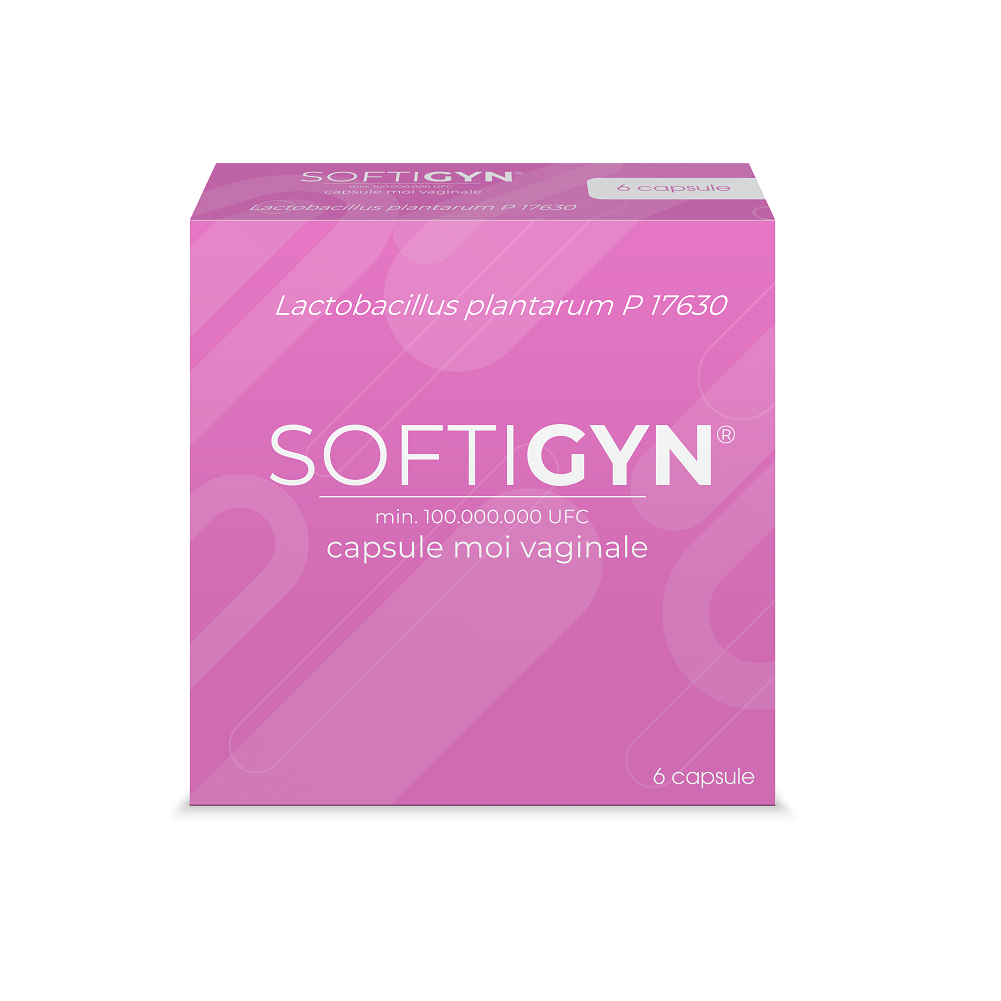 Softigyn, min. 100.000.000 UFC, 6 capsule moi vaginale, Meditrina Pharmaceuticals