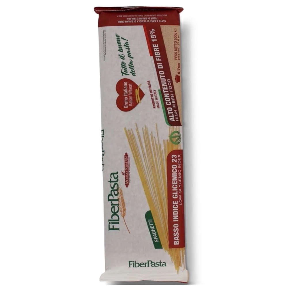 Paste spaghetti, 500 g, Fiber Pasta