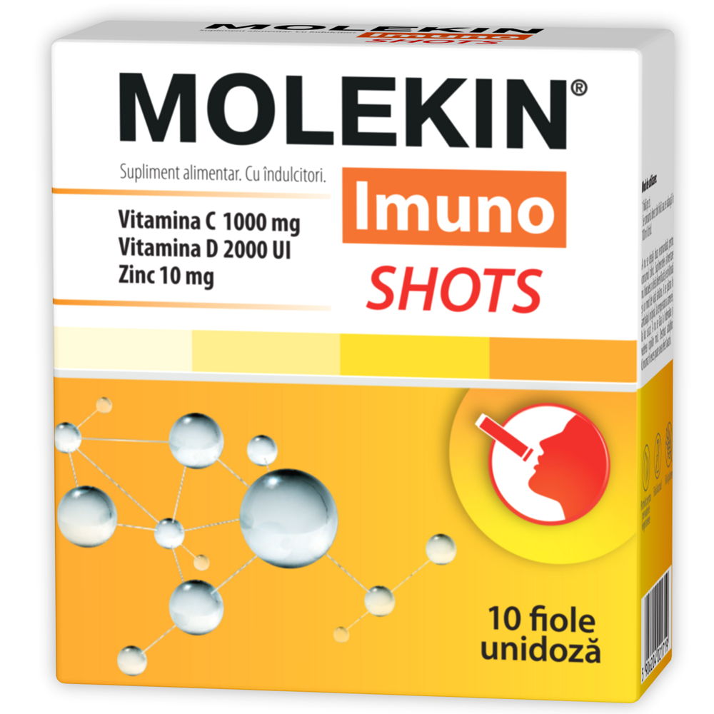 Molekin Imuno Shots, 10 fiole, Zdrovit