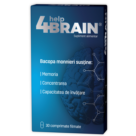 Supliment alimentar pentru memorie si concentrare Help 4 Brain, 30 comprimate, Zdrovit