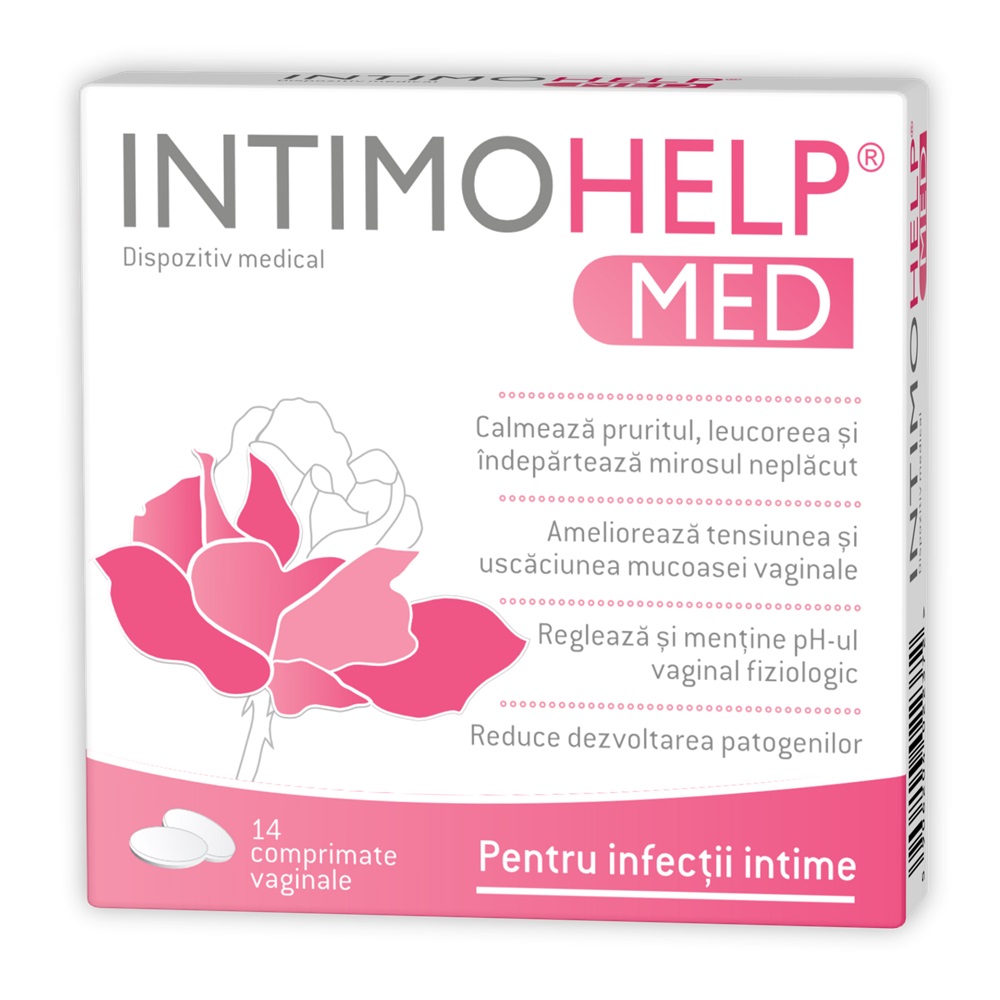 IntimoHelp Med, 14 comprimate vaginale, Zdrovit