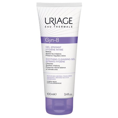Gel pentru igiena intima cu pH8 GYN-8, 100 ml, Uriage