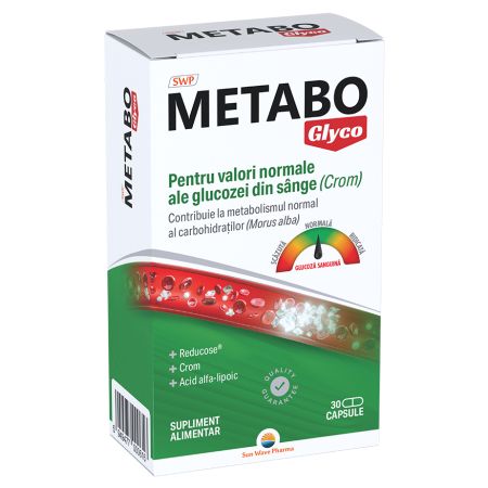 Metabo Glyco, 30 capsule, Sun Wave Pharma