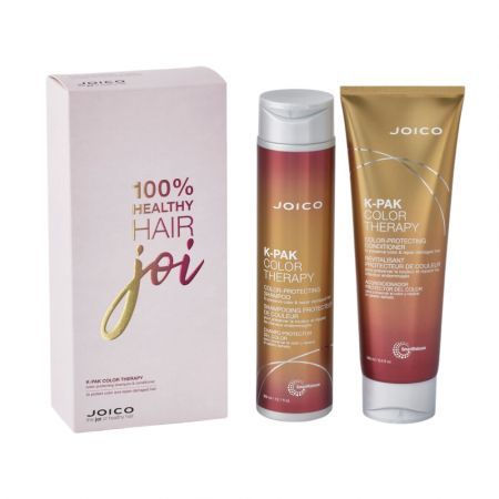 Pachet K-pak Color Therapy Sampon 300 ml + Masca 140 ml + Lac de unghii, Joico 