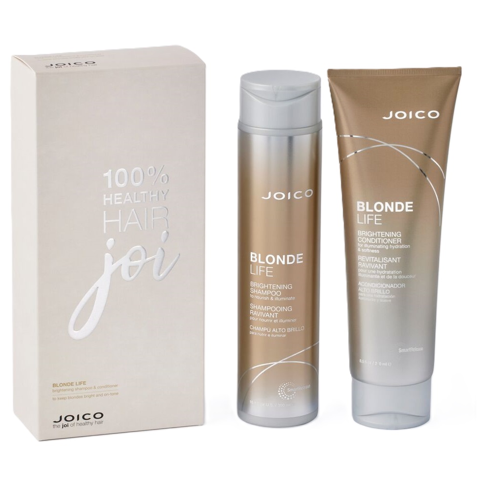 Pachet sampon 300 ml + balsam 250 ml pentru parul blond Blonde Life, Joico