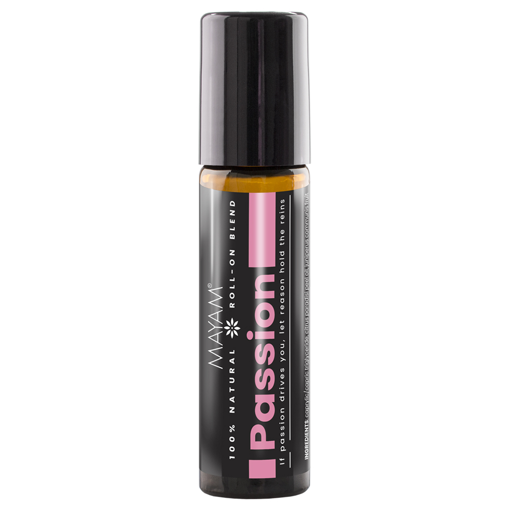 Roll-on cu uleiuri esentiale Passion, 10 ml, Mayam