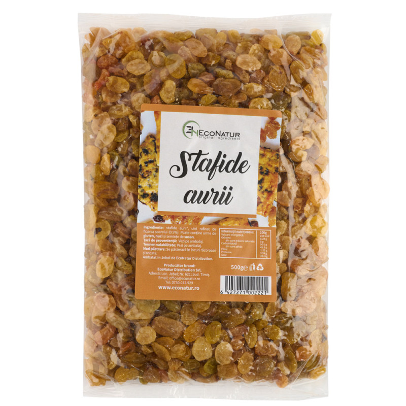 Stafide aurii, 500 g, Econatur