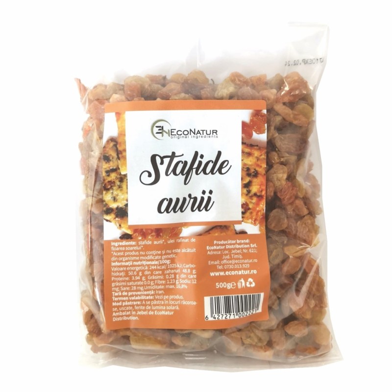 Stafide aurii, 500 g, Econatur