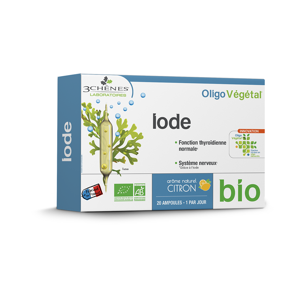 Supliment alimentar Iod Bio, 20 fiole, 3 Chenes