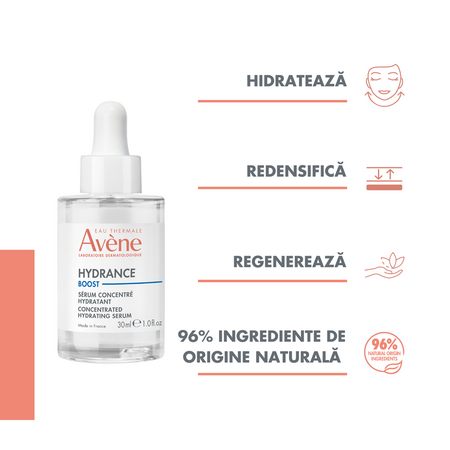 Serum concentrat hidratant Hydrance Boost, 30 ml, Avene 580866