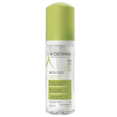 Spuma de curatare hidra protectoare Biology, 150 ml, A-Derma