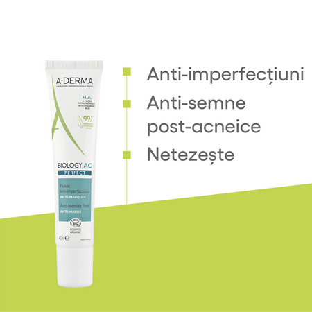 Fluid anti-imperfectiuni Biology AC, 40 ml, A-Derma 580904
